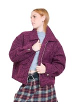Veste Zippée Bouclée, Manteau Femme Hiver | DestockEnLive.com