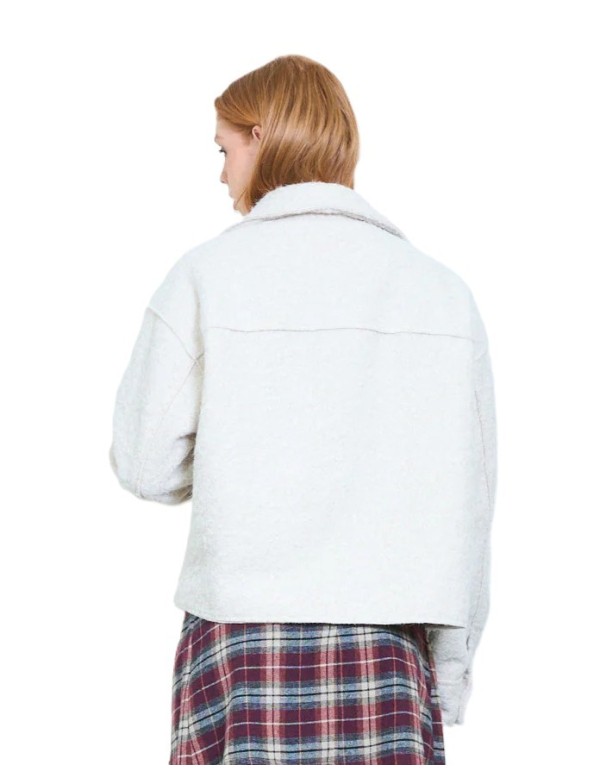 Veste Zippée Bouclée, Manteau Femme Hiver | DestockEnLive.com