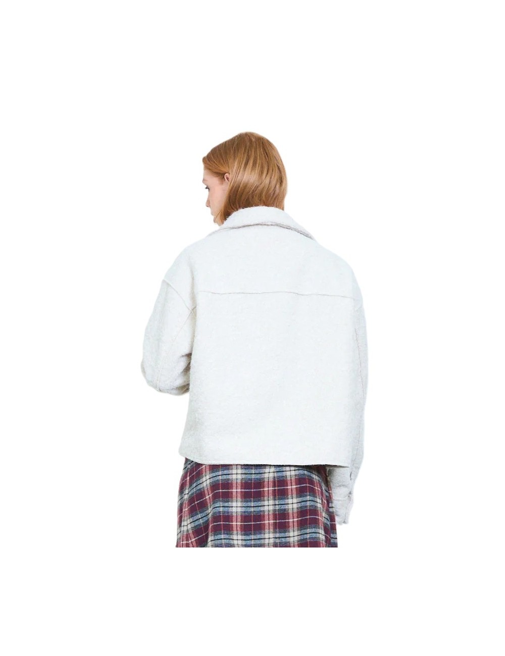 Veste Zippée Bouclée, Manteau Femme Hiver | DestockEnLive.com