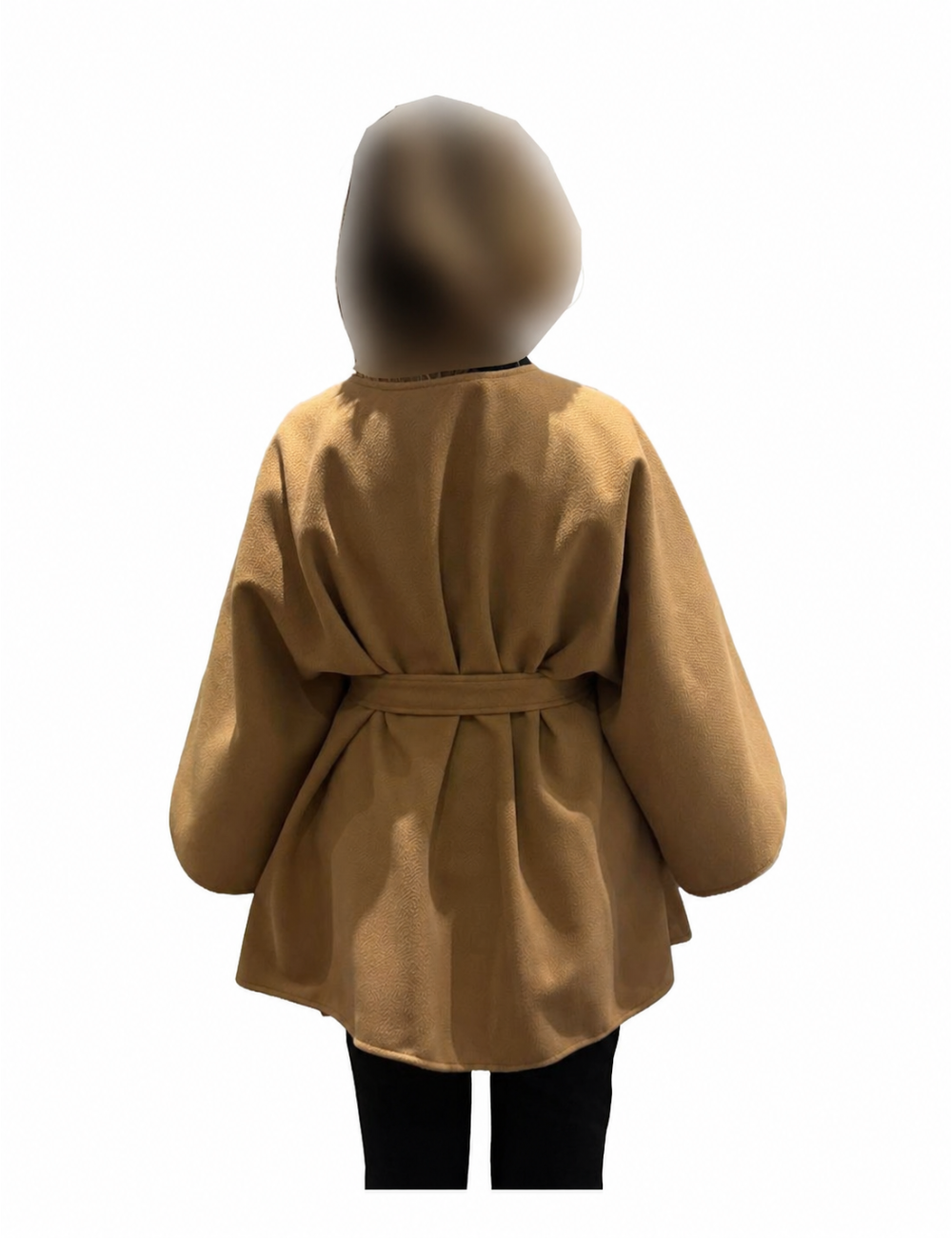 Cape femme unie avec ceinture à petit prix  | DestockEnLive.com