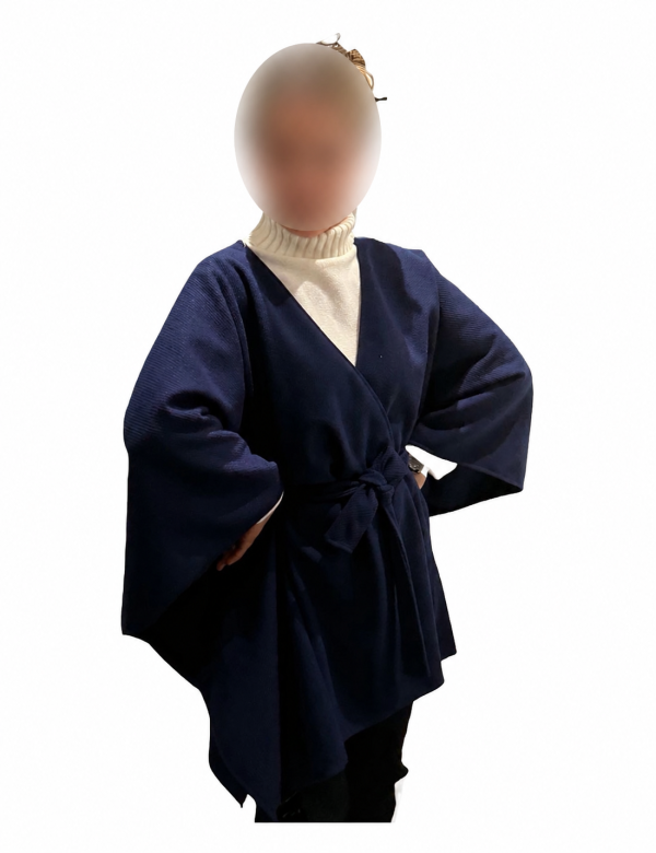 Cape femme unie avec ceinture à petit prix  | DestockEnLive.com
