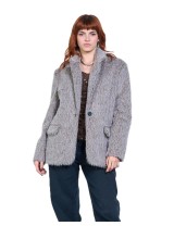 Blazer Effet Fourrure Doux Femme, Veste Hiver Pas cher | DestockEnLive