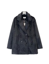 Veste Croisée Fourrure Synthétique Hiver Pas cher | DestockEnLive.com