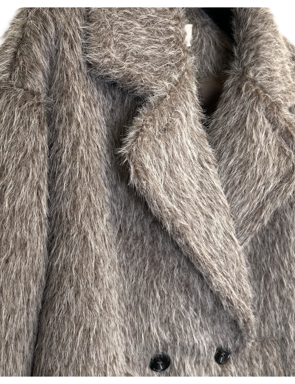 Veste Croisée Fourrure Synthétique Hiver Pas cher | DestockEnLive.com