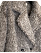 Veste Croisée Fourrure Synthétique Hiver Pas cher | DestockEnLive.com