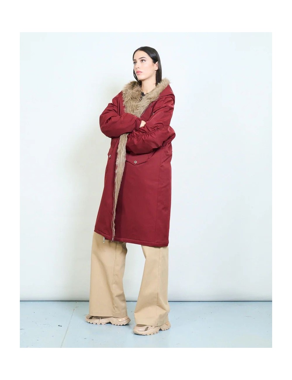 Doudoune longue femme à capuche à petit prix | Destock En Live .com