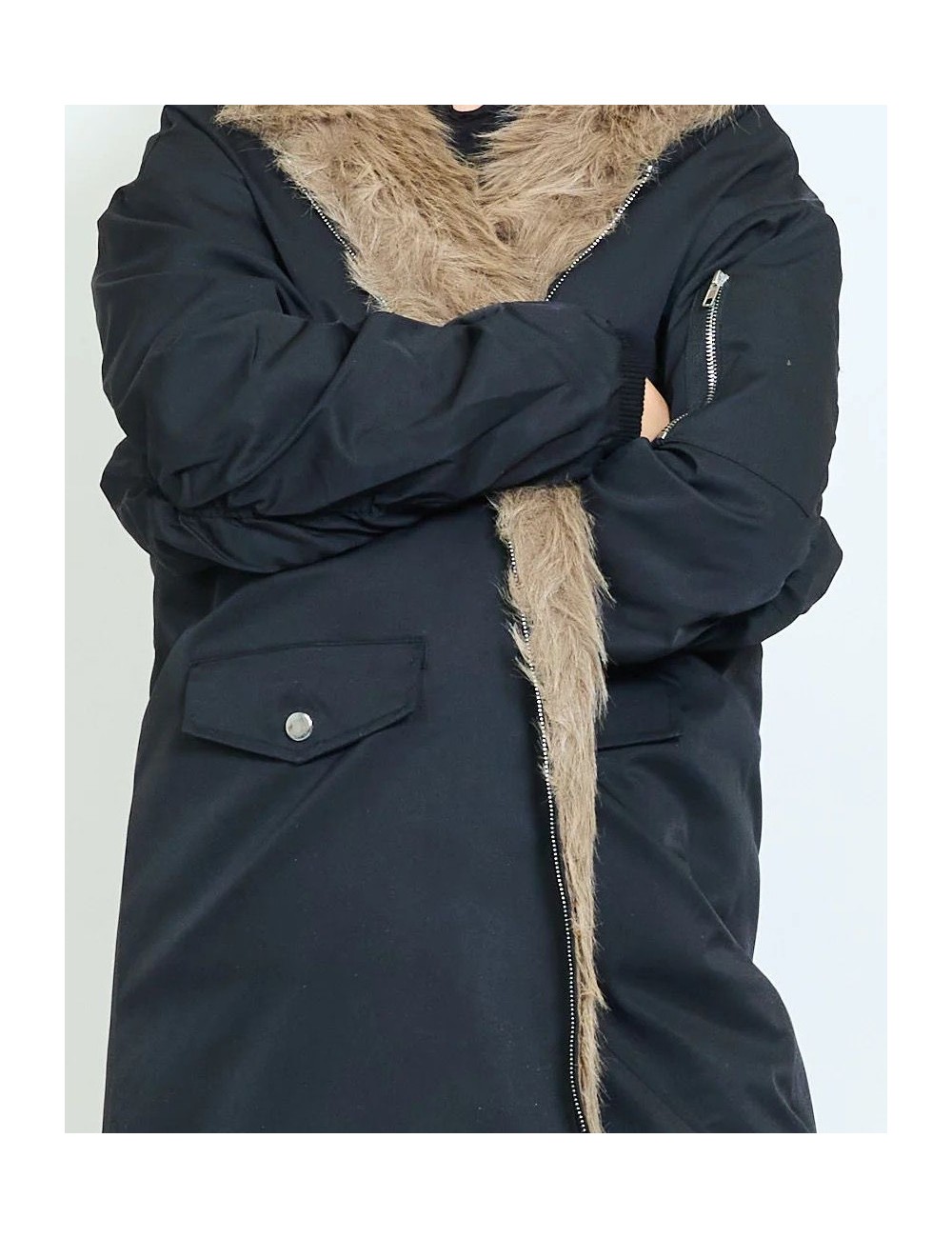Doudoune longue femme à capuche à petit prix | Destock En Live .com